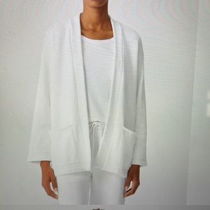 Organic cotton French terry jacket Eileen Fisher